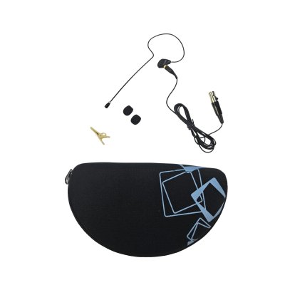 JTS single ear headset mikrofon Omni 4P mini XLR stik Sort