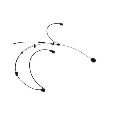 JTS Headset mikrofon kugle karakteristik 4p mini XLR, Sort