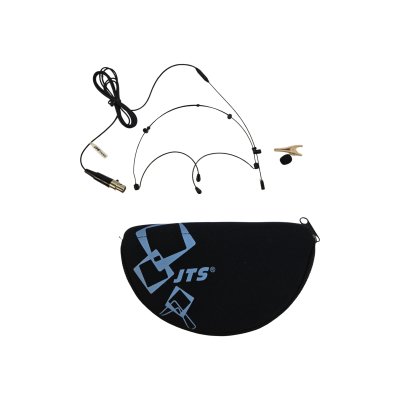 JTS Headset mikrofon kugle karakteristik 4p mini XLR, Sort