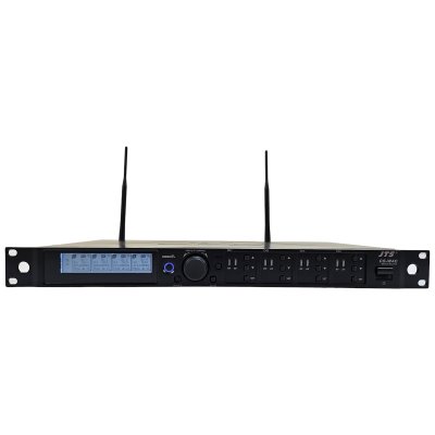 JTS tr�dl�s konferens mottagare med 4 bordsmikrofoner