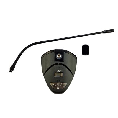 JTS trdls konferens mottagare med 4 bordsmikrofoner