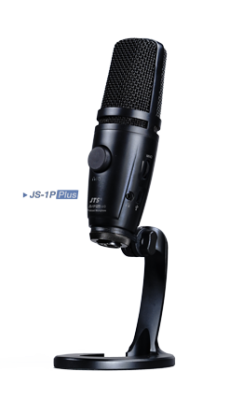 JTS podcast mikrofon med USB, svart