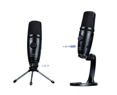 JTS podcast mikrofon med USB, svart