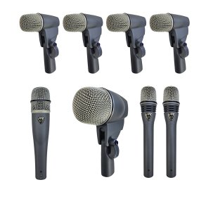 JTS instrument och scen mikrofon kit 8 mic