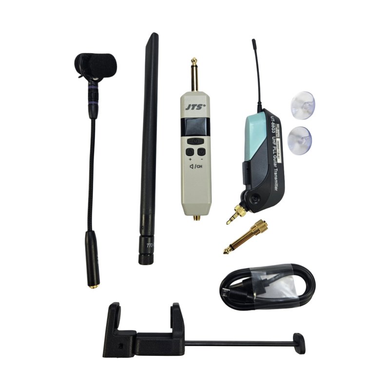 JTS miniature trdls guitar system 823 - 865 MHz