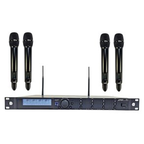 JTS Trdlst R-4 system med 4 JSS-4B handhllna mikrofoner