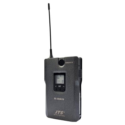 JTS Tr�dl�s mikrofons�t med 1 h�ndholdt og 1 beltpack med knaphulsmikrofon