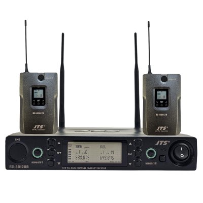 JTS Tr�dl�s mikrofons�t med 2 beltpack og knaphulsmikrofoner