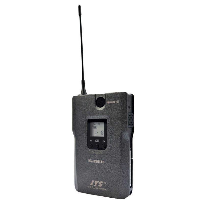 JTS Trdls lommesender til RU-serie incl knaphuls mikrofon CM-501