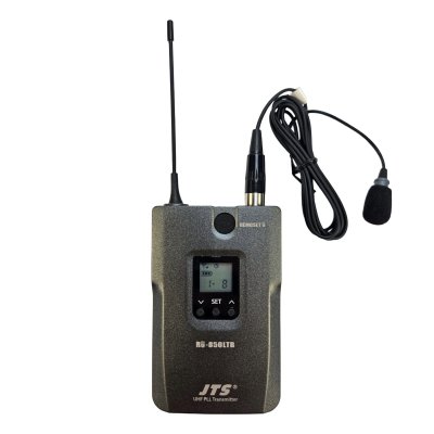 JTS Tr�dl�s lommesender til RU-serie incl knaphuls mikrofon CM-501