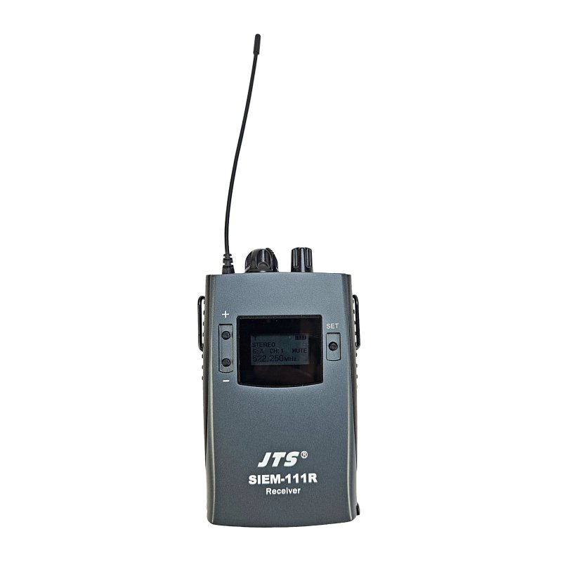 JTS In ear monitor system med IE-1 ear plugs 518-542 MHz