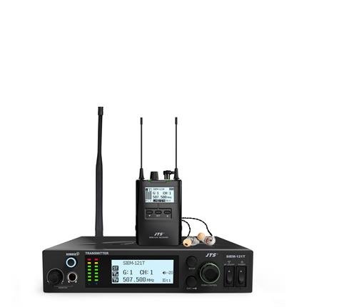 JTS In ear monitor system med IE-1 ear plugs 518-542 MHz