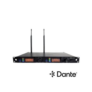 JTS mikrofon modtager 2 kanaler 75 MHz Wideband, Dante