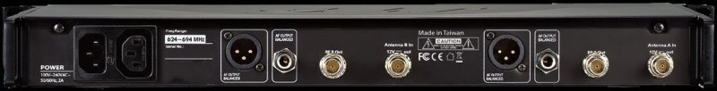 JTS mikrofonst med 2 hndholdte mikrofoner 2 kanaler 75 MHz Wideband