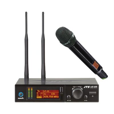 JTS mikrofonst 75 MHz Wideband 1-kanals modtager og hndholdt mikrofon