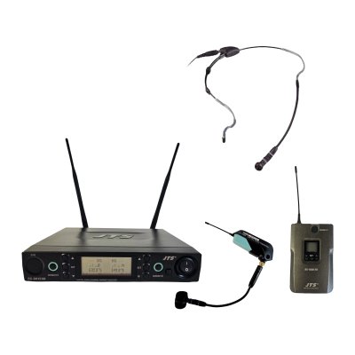 JTS miniature sender til Guitar og Harmonika dobbelt modtager og headset mikrofon RU80