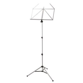 K&M nodestativ nikkelfarvet