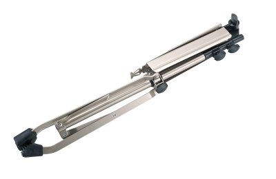 K&M nodestativ 107,  Nikkel lakeret