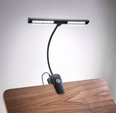 K&M notlampa 12 LED, uppladdningsbar med justerbar effekt och f�rger