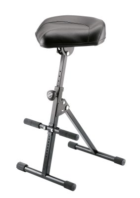 K&M stol (universal) til keyboard, slagt�j m.v., L�der