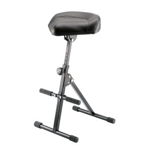 K&M stol (universal) til keyboard, slagt�j m.v., L�der