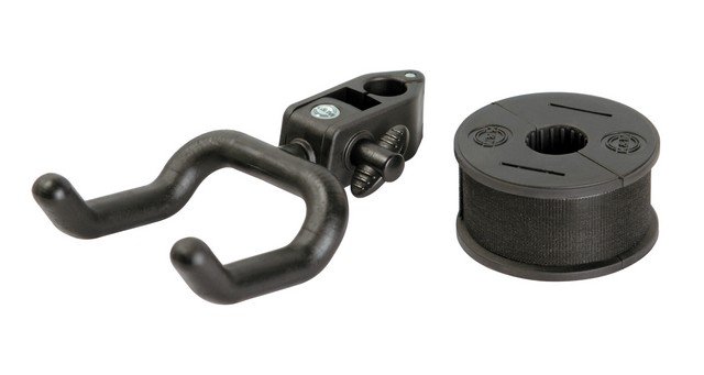 K&M guitarholder til stativrr, sort