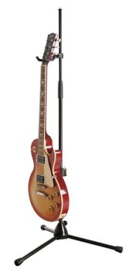 K&M guitarholder til stativr�r, sort