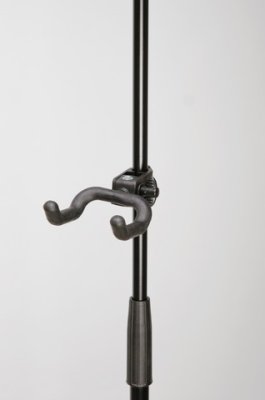 K&M guitarholder til stativr�r, sort