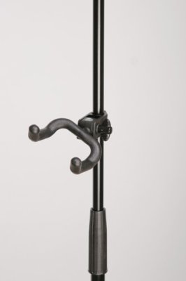 K&M guitarholder til stativr�r, sort