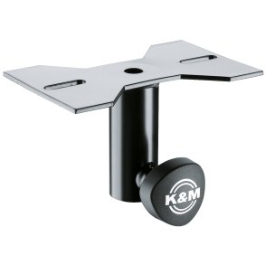 K&M h�jttalerstativ adaptor, Sort