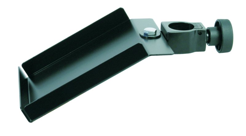 K&M aflggeplade 16x19cm for 36mm rr, sort