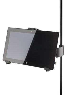 K&M holder universal med r�rclamps til iPads & PC tablets