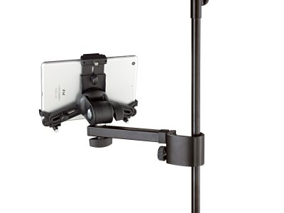 K&M universal holder med klembeslag til iPads & PC tablets