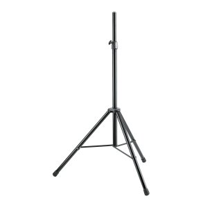 K&M h�jttalerstativ st�l & alu, sort