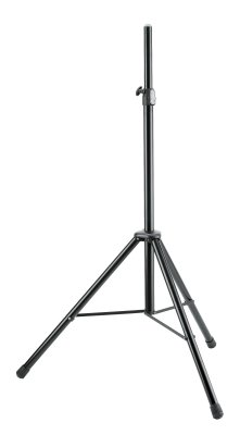K&M hjttalerstativ stl & alu, sort