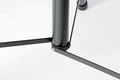 K&M hgtalarstativ stl & alu, svart