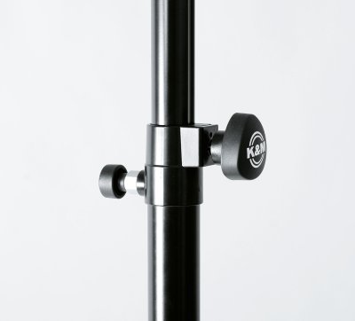 K&M h�jtttalerstativ 214/6 PRO Alu max 50 kg, Sort