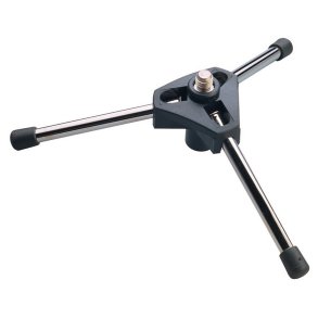 K&M bordstativ, sammemklappeligt, chrom