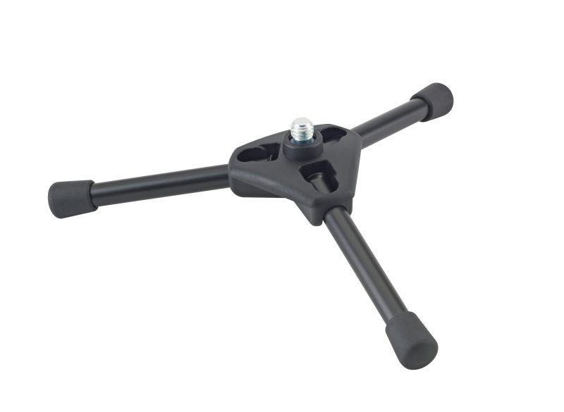 K&M bordstativ, sammenklappeligt, sort