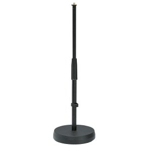 K&M bord/golvstativ m/36 - 58cm stolpe, 18cm bas