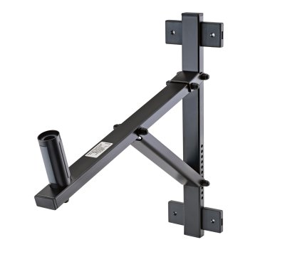 K&M vgbeslag, heavy duty, justrbar max 50 kg, Sort