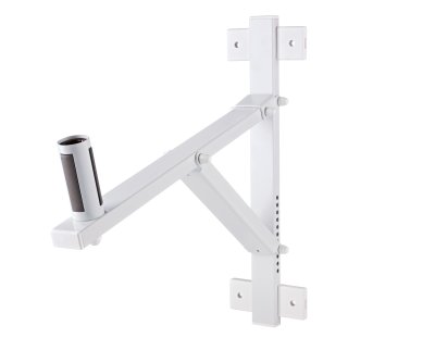 K&M v�gbeslag, heavy duty, just�rbar max 50 kg, Hvid