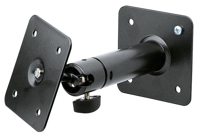 K&M hjttaler vgbeslag, sort, max 10 kg m/ mont-plade