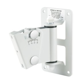 K&M V�gbeslag, tilt 30� vit max 15 kg