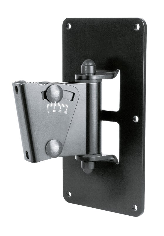 K&M hjttaler vgbeslag, sort, max. 25kg