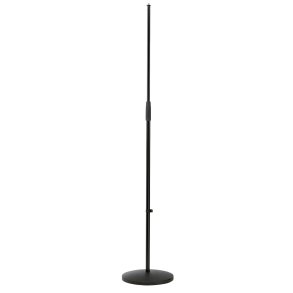 K&M rockstativ med soft touch og let rund fod, sort