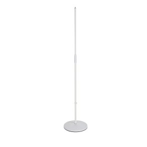 K&M rockstativ med soft touch og let rund fod, hvid