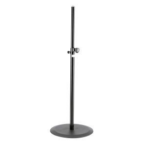 K&M h�gtalarstativ med rund fot, 110-181cm, 35 mm, svart