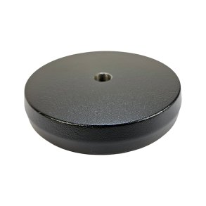 K&M rundsokkel til bord- og gulvstativ 233, Sort �=180 mm