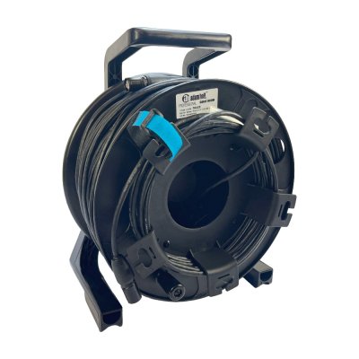 Kabelrulle med fleksibelt CAT6A SFTP PVC-kabel til tour og livebrug